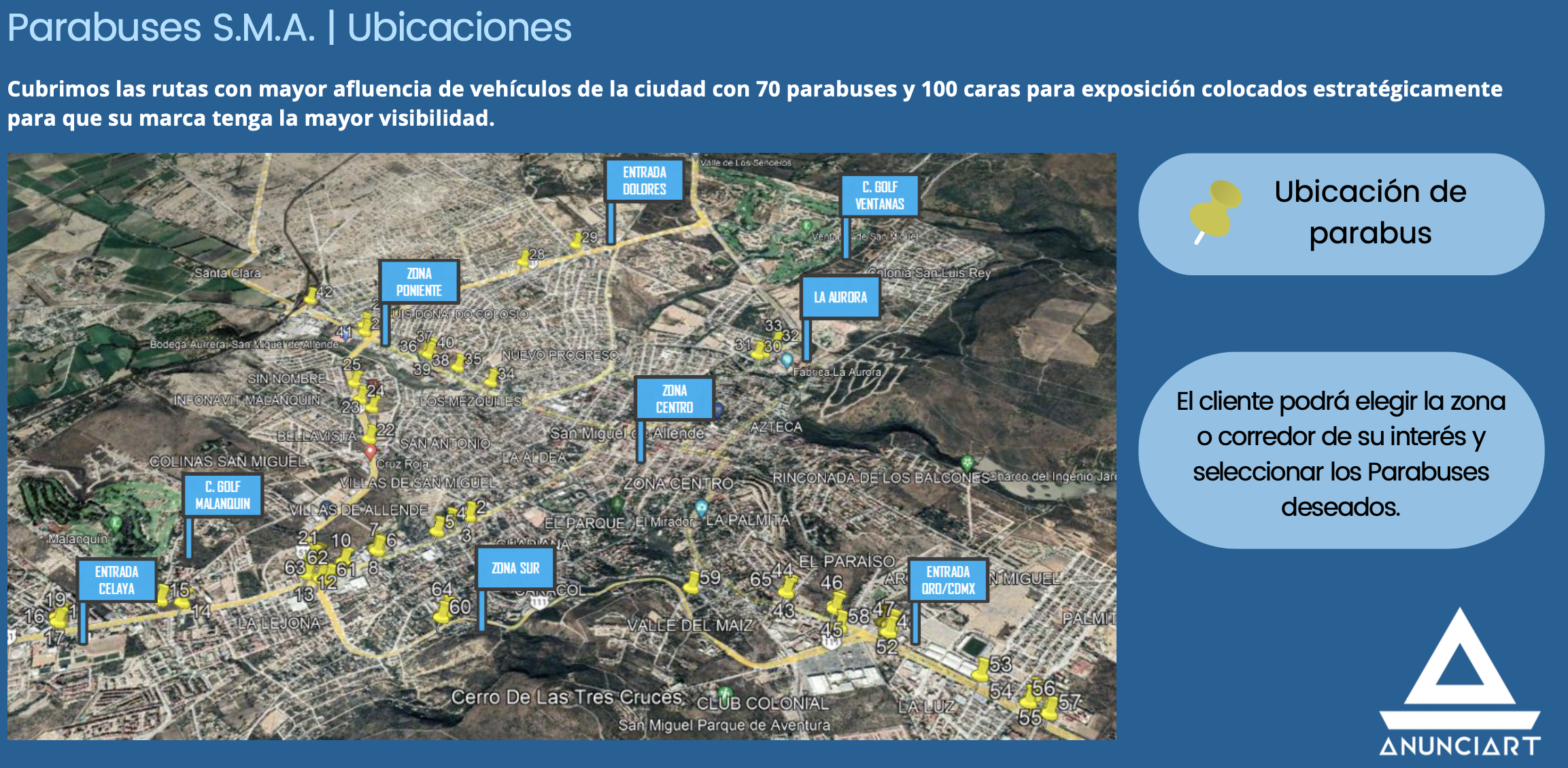 Publicidad en San Miguel de Allende